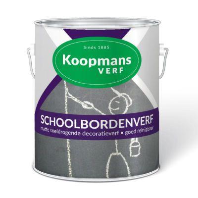 Zwarte matte muurverf