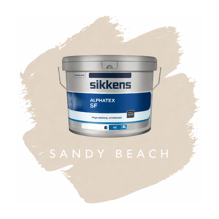 Flexa Sandy Beach Muurverf in Sikkens Alphatex SF | Warme Zandkleur