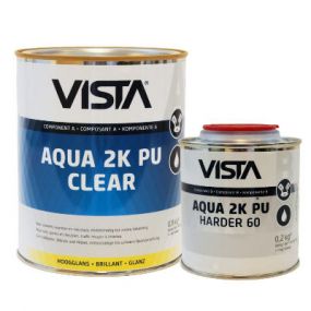 Vista Aqua 2K PU Clear 1 liter hoogglans