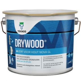 Drywood verf voor hout Nova waterverdunbare hoogglans verf