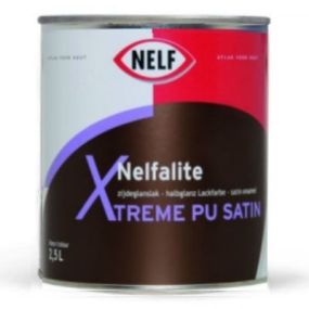 Nelfalite Xtreme PU Satin zijdeglans verf voor buiten op ramen, deuren en kozijnen