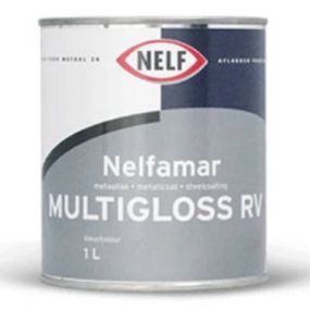 Nelfamar Multigloss RV hoogglans verf voor op staal als industriecoating en als jachtlak