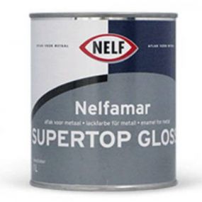 Nelfamar Supertop Gloss hoogglansverf voor op stalen en houten boten