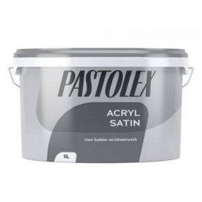 Pastolex Acryl Satin Zijdeglans muurverf voor binnen en buiten