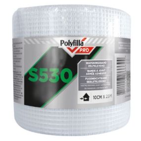 Polyfilla Pro S530 zelfklevende wapeningsband voor scheuren en naden