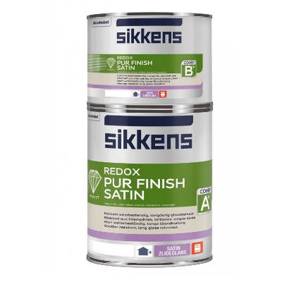 Sikkens Redox PUR Finish Satin zijdeglans 2 componenten verf voor staal