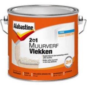 Alabastine 2 in 1 Muurverf vlekken isolerende muurverf