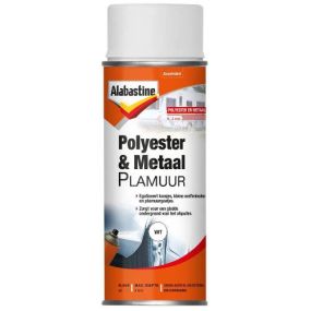 Alabastine Polyester & Metaal Plamuur voor auto, scooter en caravan 400 ml
