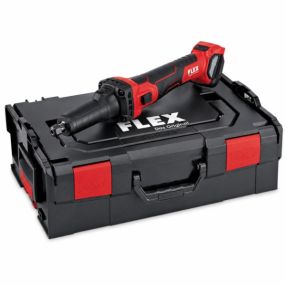 Flex-tools accu houtrotfrees 18V in L-Boxx zonder accu en lader voor het verwijderen van houtrot.
