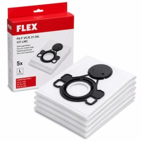 Flex-tools stofzuigerzakken FS-F VC/E 21-26L 5 stuks voor FLEX bouwstofzuigers