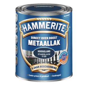 Hammerite Metaallak Hoogglans Standblauw
