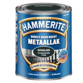Hammerite Metaallak hoogglans Standgroen S038