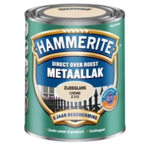 Hammerite Metaallak Zijdeglans Creme Z212