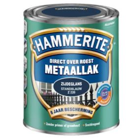 Hammerite Metaallak Zijdeglans donkerblauw Standblauw Z228