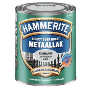 Hammerite Metaallak zijdeglans Zilvergrijs Z215 