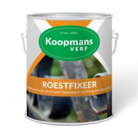 Koopmans Roestfixeer Voor stalen (tuin)hekken kan direct over (vlieg)roest