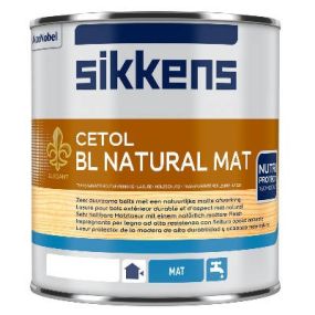Matte houtbeits voor buiten – Sikkens Cetol BL Natural Mat op gevelhout