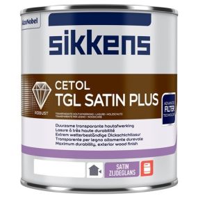 Sikkens Cetol TGL Satin Plus 1 liter blanke zijdeglans lak