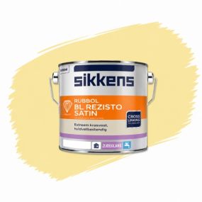 Rubbol BL Rezisto Satin is een watergedragen zijdeglans lak die extra bestand is tegen krassen, vlekken en huidvetten. Ideaal voor deuren, kozijnen en intensief gebruikte oppervlakken waar duurzaamheid belangrijk is.