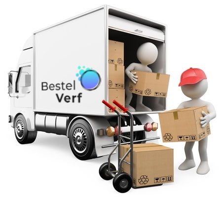 Verzenden bij bestel-verf