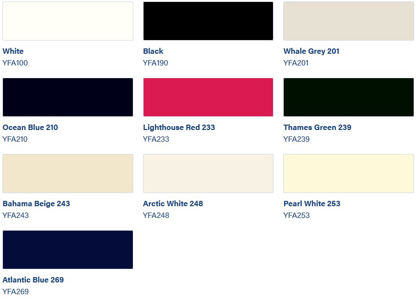 International Super Gloss HS kleuren